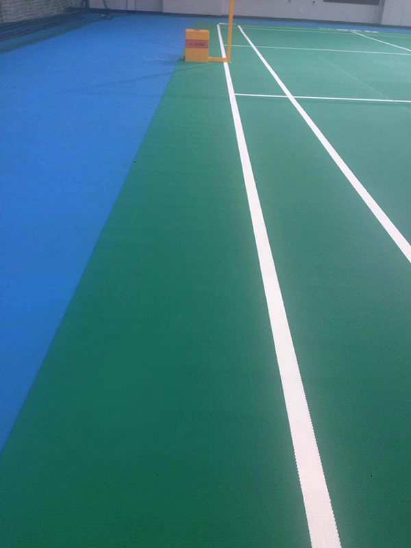 浩康羽毛球地板专利产品亮相首都北京