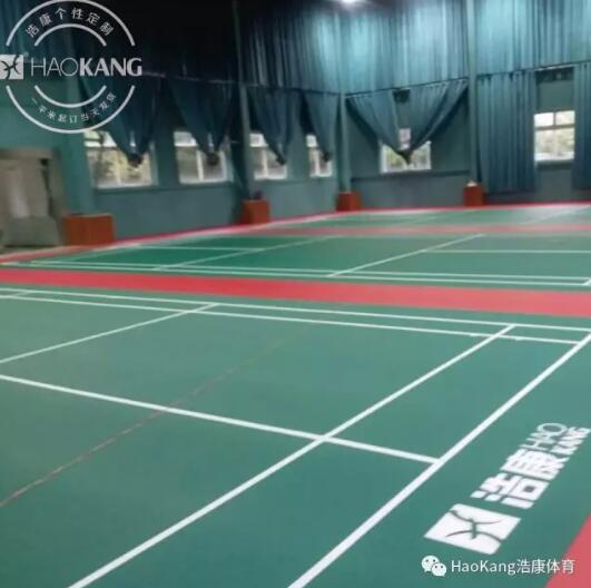 浩康H6羽毛球地板精心打造武汉某1200平米国际标准羽毛球场