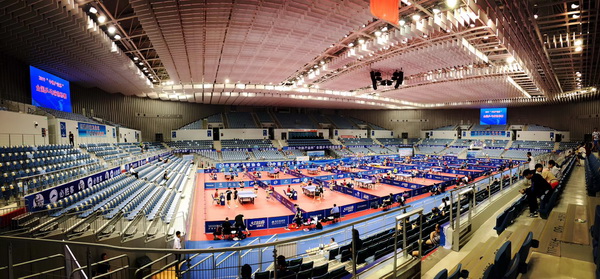 全国乒乓球锦标赛决赛在天津武清开赛
